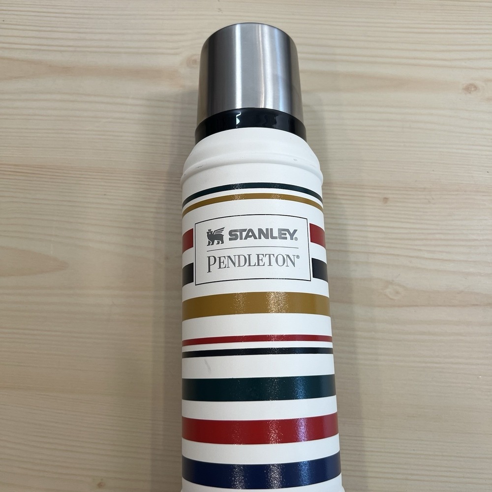 Stanley Pendleton Classic Legendary 1Qt Thermos Vacuum Bottle White XW309-57111